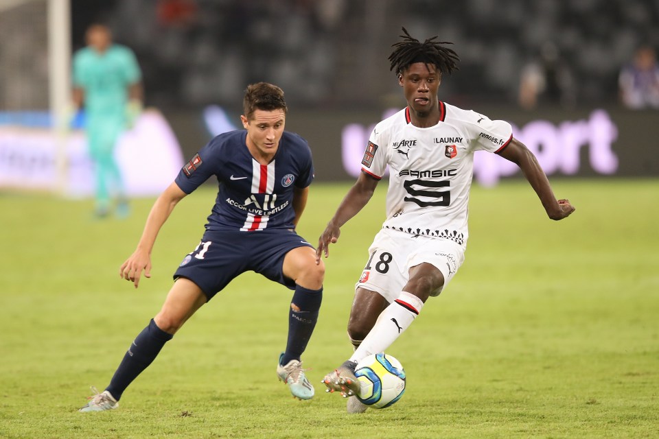  Manchester United, Real Madrid, Barcelona and Juventus are all chasing Rennes midfielder Eduardo Camavinga