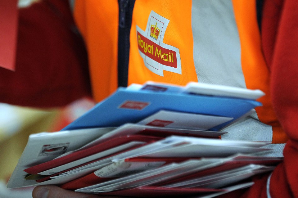  Royal Mail doesn't operate services on UK bank holidays