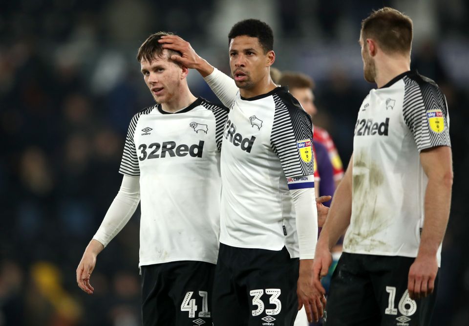  Max Bird (pictured on the left) has made 27 first team appearances for Derby County who value him at £5million