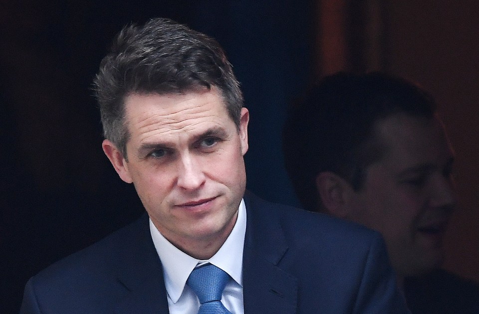  Gavin Williamson will likely chair the briefing today