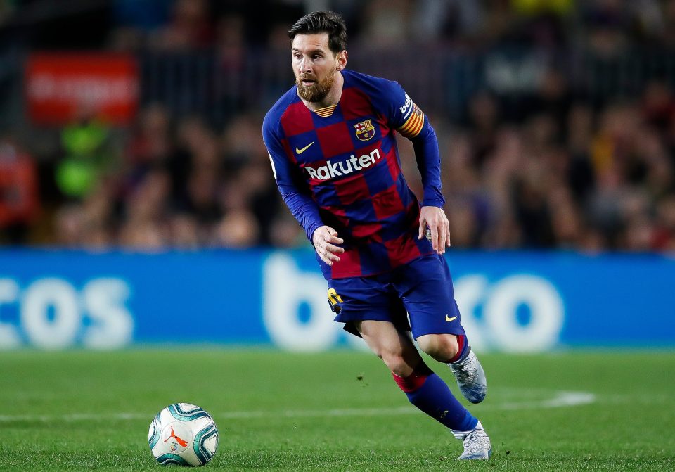  Messi came only second in a fans' poll on Barcelona's top players