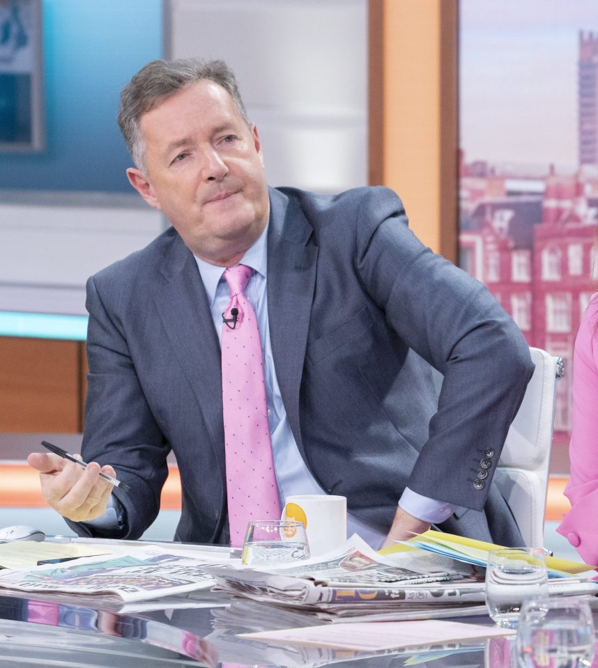 Piers got told off for swearing on live TV