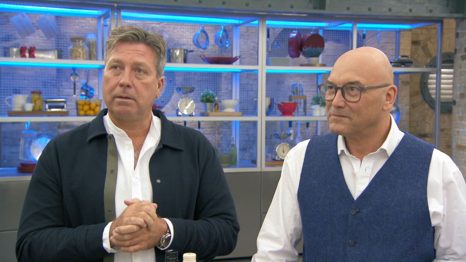 Judges Greg Wallace and John Torode take the contestants through their paces on the MasterChef series.