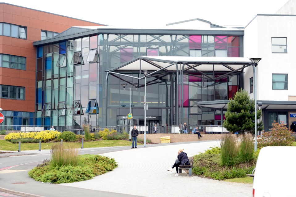  Walsall Manor Hospital , where Areema died after contracting the virus while treating patients