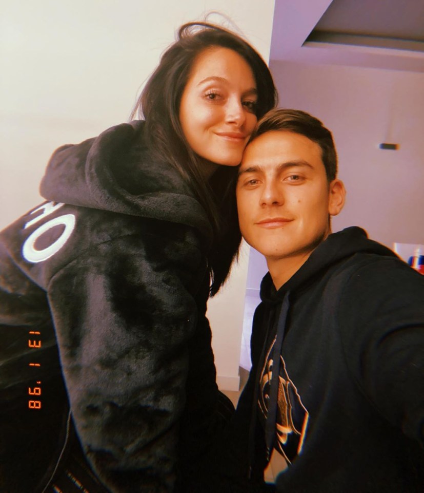  Juventus star Dybala has been in quarantine with girlfriend Oriana Sabatini