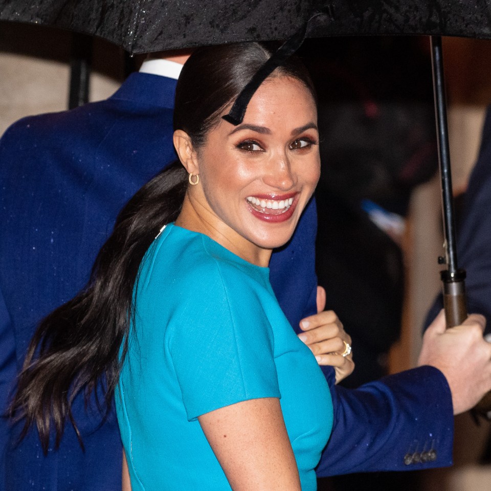 She also shared several snaps from occasions where she had given Meghan glowing skin