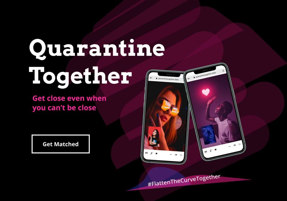 Quarantine Together has been launched to help singletons combat loneliness 