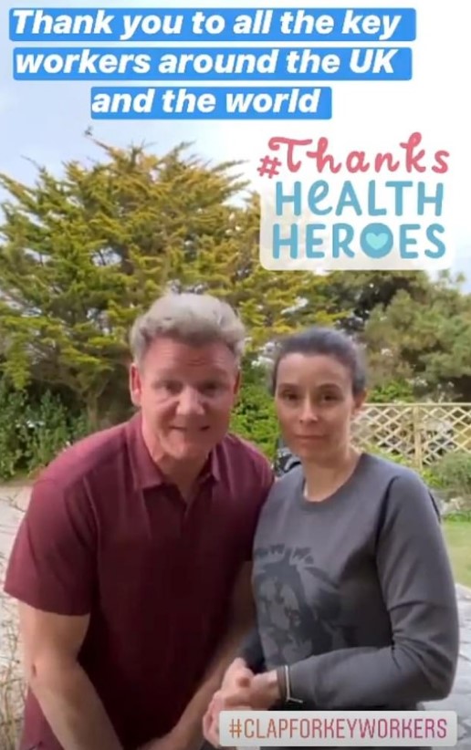  Gordon Ramsey joined the clap for the NHS