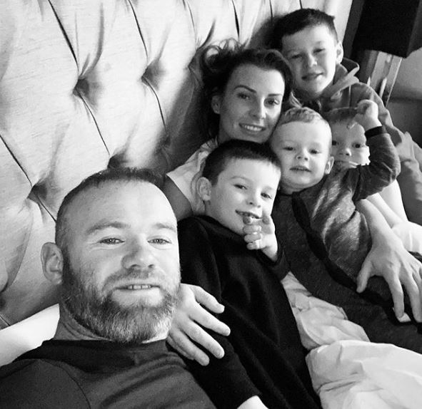  Wayne and Coleen with their four boys