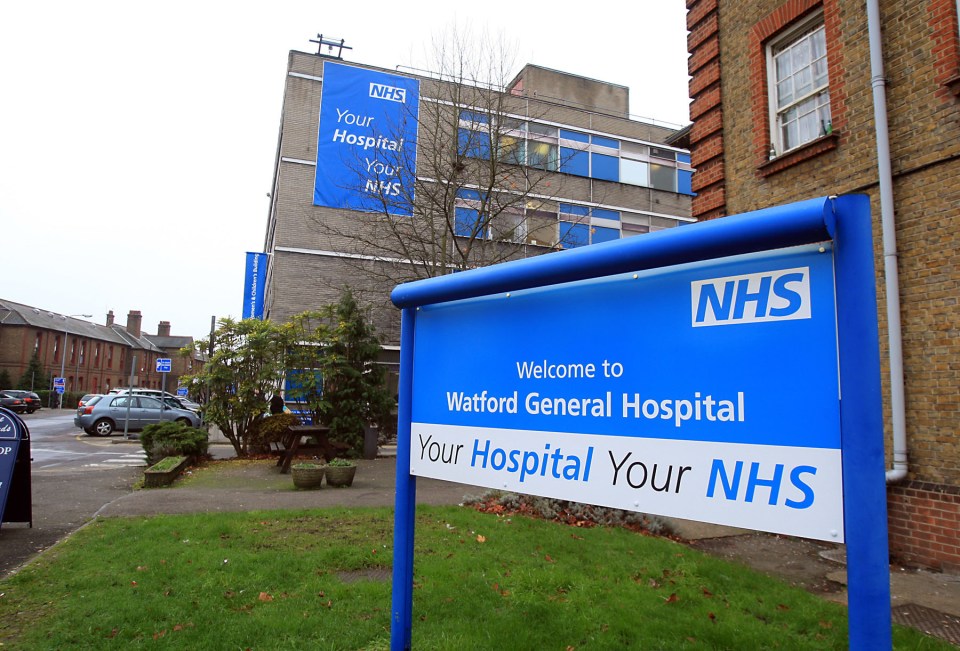  Watford General Hospital declared a 'critical incident' today