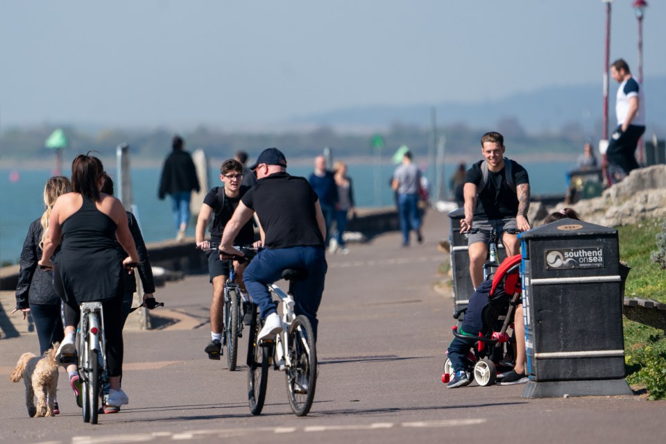  Brits have been seen flouting the rules at beaches across the UK - there is no suggestion those pictured have broken any laws