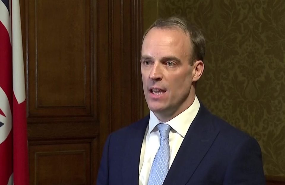  Foreign secretary Dominic Raab is now deputising as prime minister