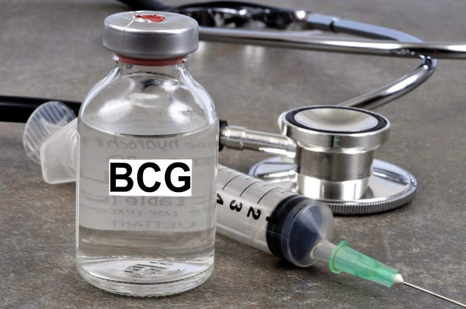 BCG vaccine is usually given to young children who are most at risk of catching TB