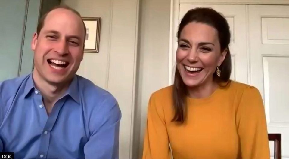  Kate Middleton and Prince William thanked teachers caring for children of key workers in their first virtual visit