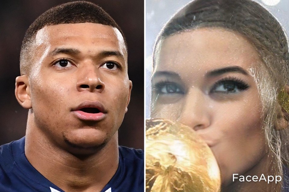  What do you think of Kylian Mbappe as a lady?