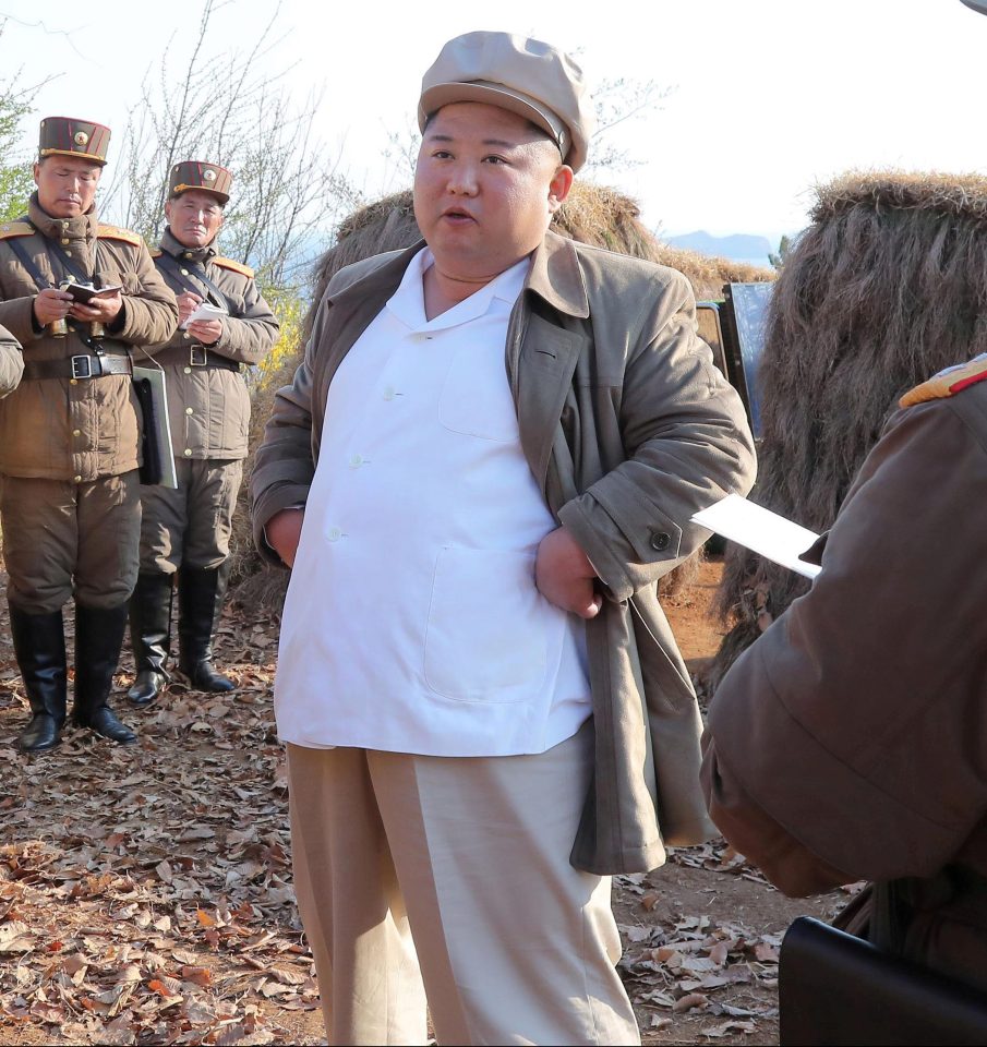  Kim Jong-un pictured days before his last public appearance on April 10