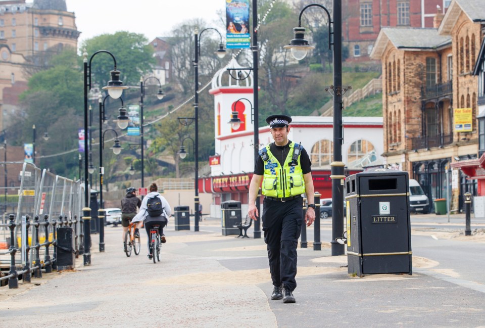 Police presence has increased to ensure people do not break lockdown rules