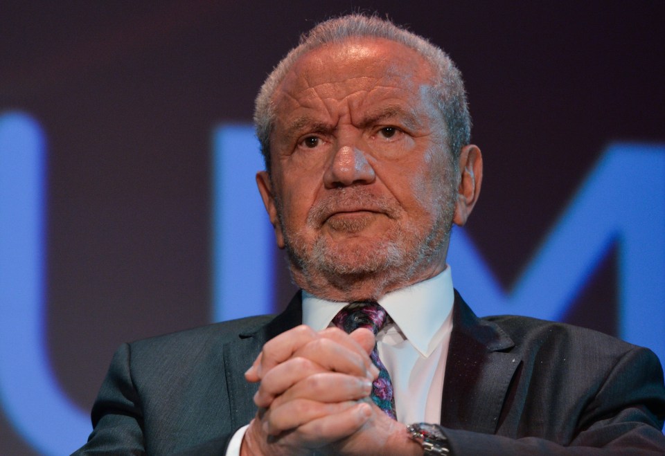  Lord Alan Sugar quickly fired back at the tweet