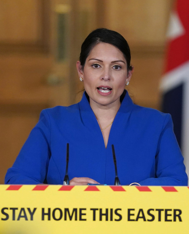  Priti Patel has launched a £2million campaign to help domestic abuse victims trapped by the coronavirus lockdown