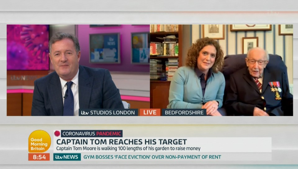  Piers Morgan is now calling for Captain Tom to receive a knighthood