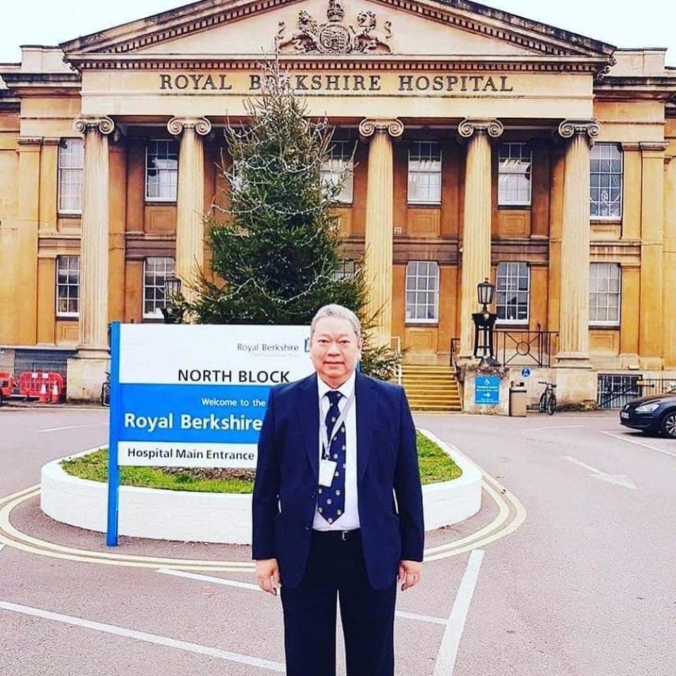  Dr Peter Tun, of the Royal Berkshire Hospital, died with Covid-19