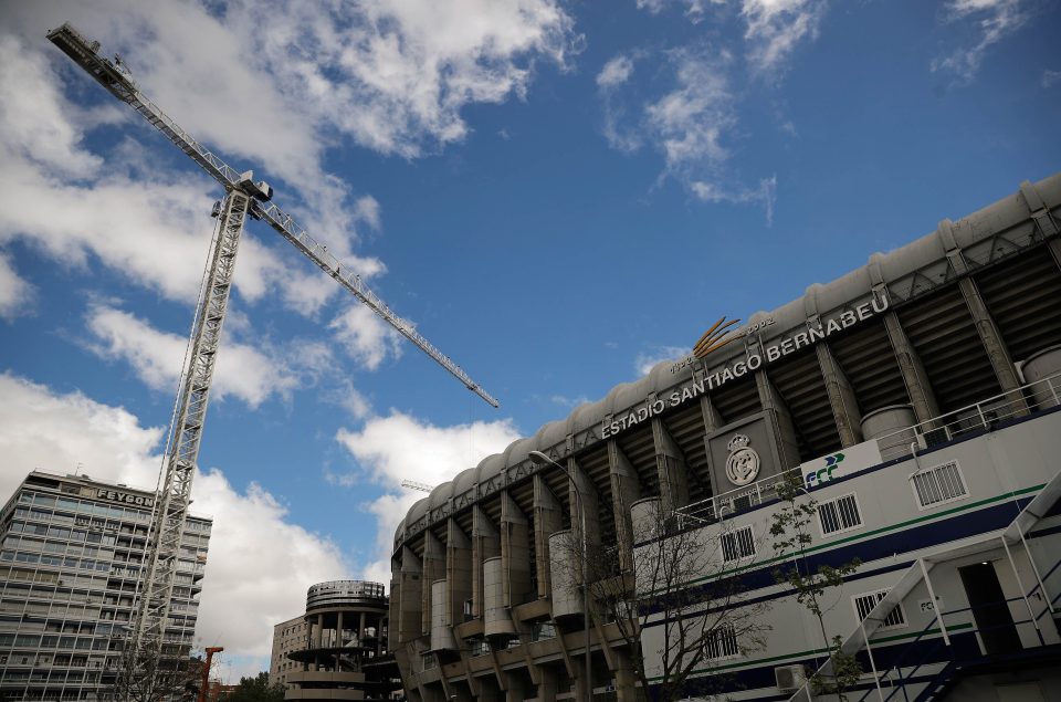  Real Madrid are spending £500million to revamp their home ground