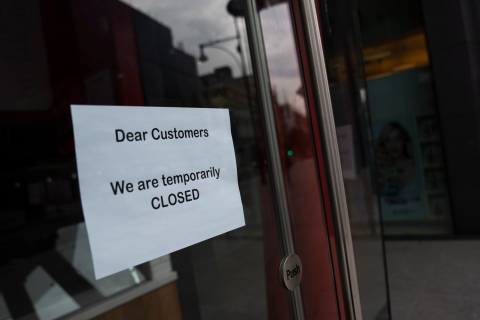  The coronavirus pandemic has forced many firms to close shops and put staff on furlough