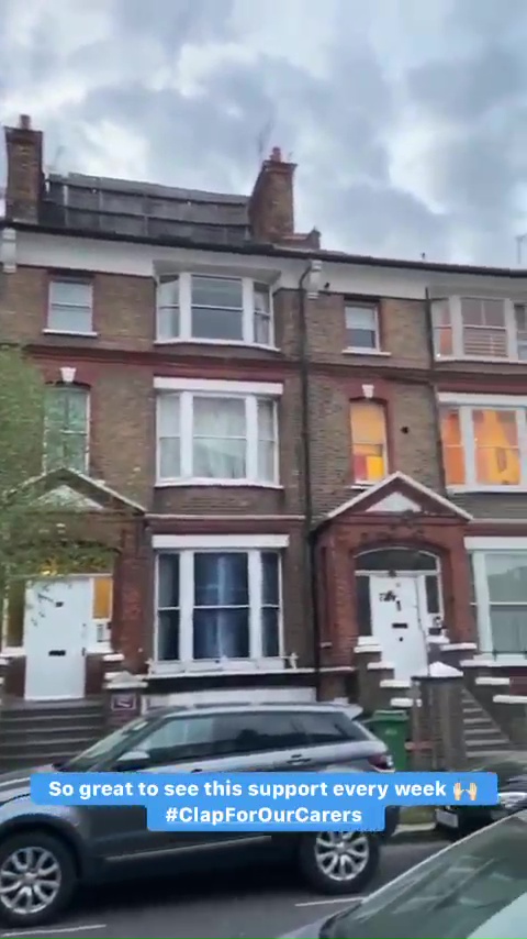  David posted a video of the Clap For Our Carers from what looked like a London street last night