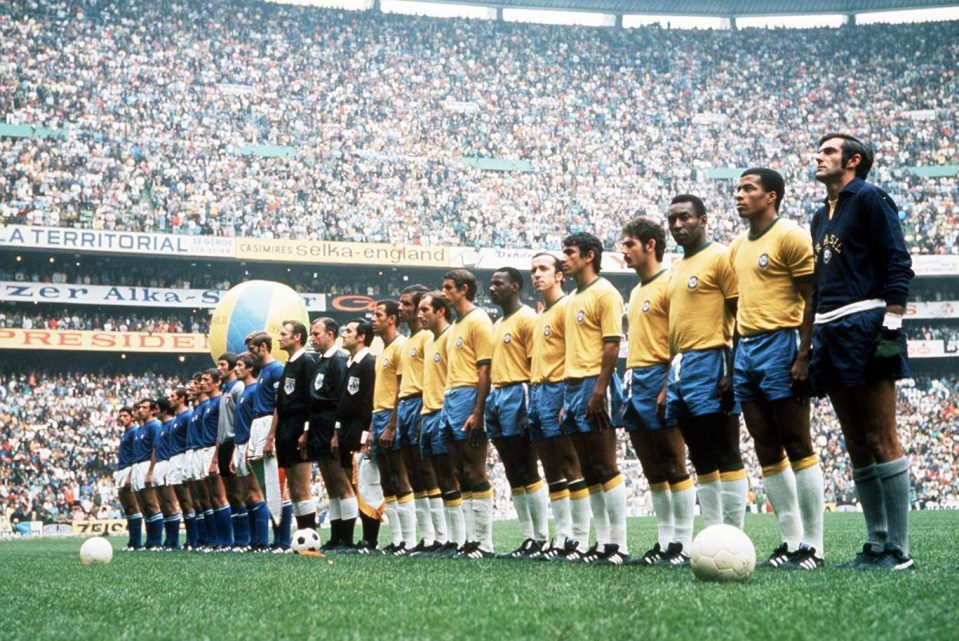  Brazilian fans have been re-living their 1970 World Cup triumph