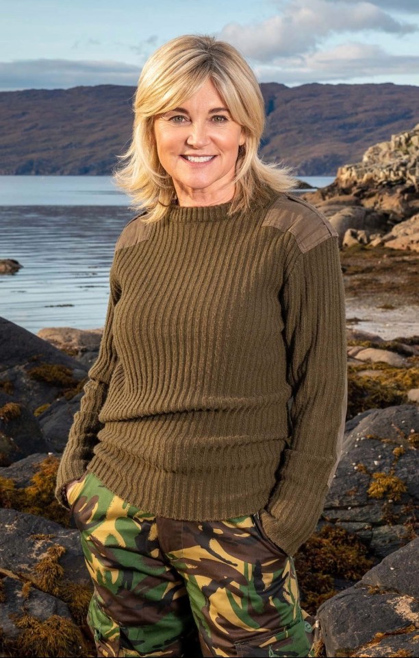 Anthea Turner is also battling it out in the series