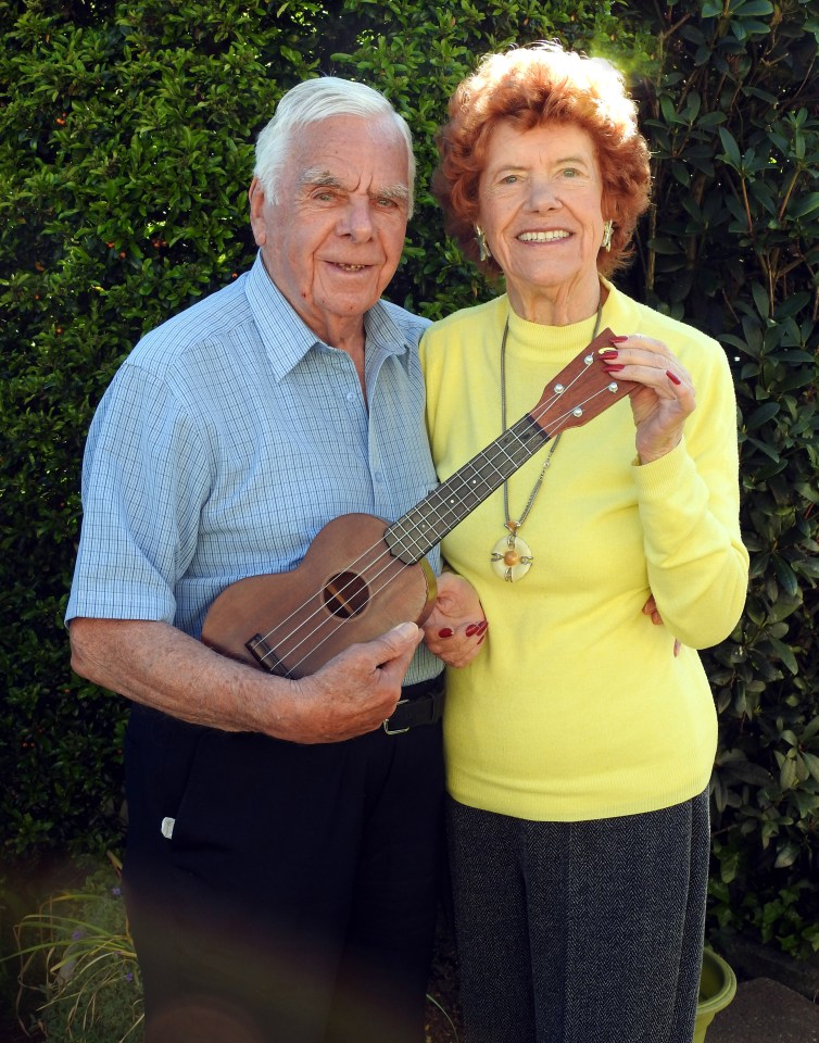  Robert Walsh and Lilian Grundy couldn’t bear the thought of being without one another during lockdown