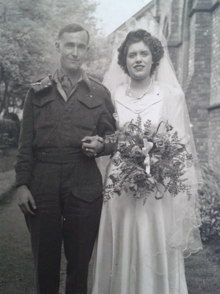  Lilian pictured with husband George, who died in 1995