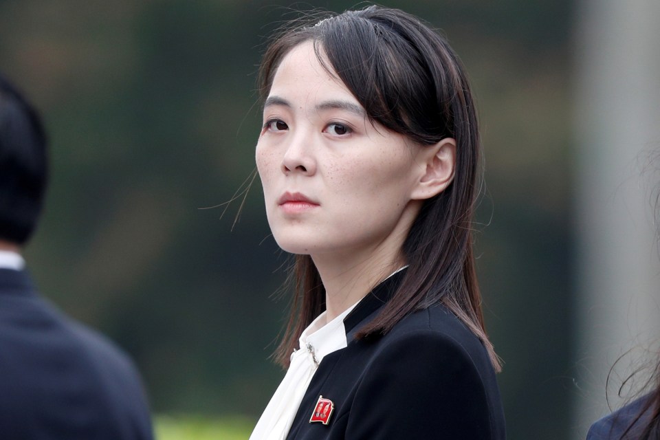  Kim Yo-jong issued her first public statement earlier this year, calling South Korea a 'frightened barking dog'