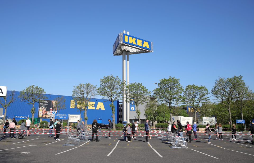  Branches of IKEA aren't yet open - but it's understood they could be towards the end of May