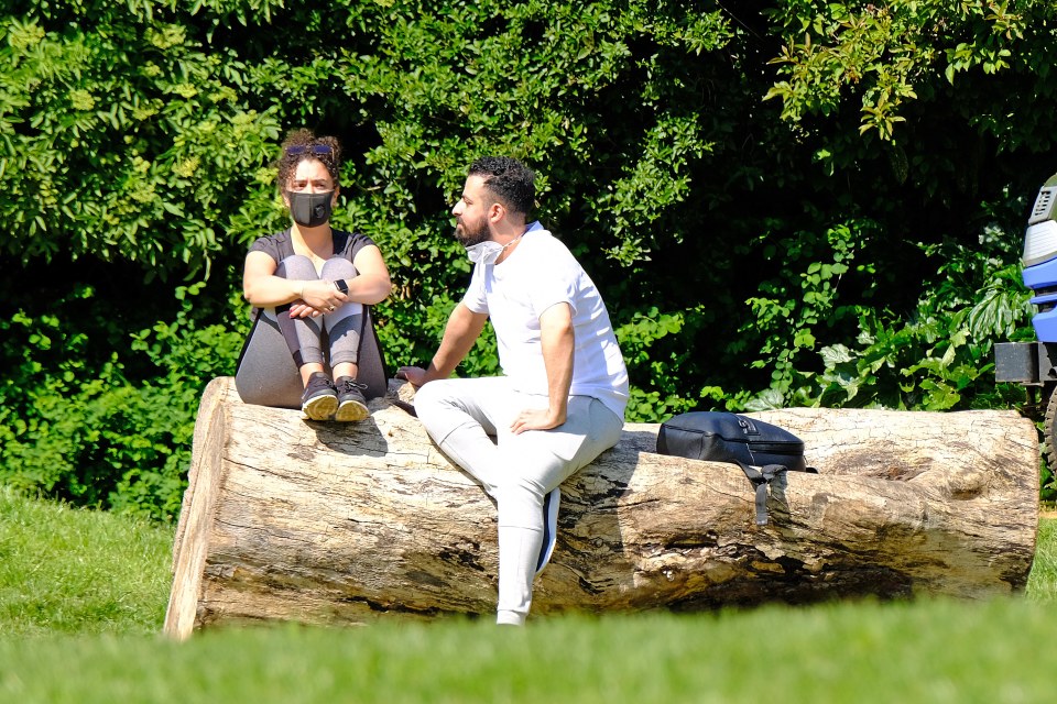  Hyde Park was full of Brits seeking a bit of fresh air during the lockdown