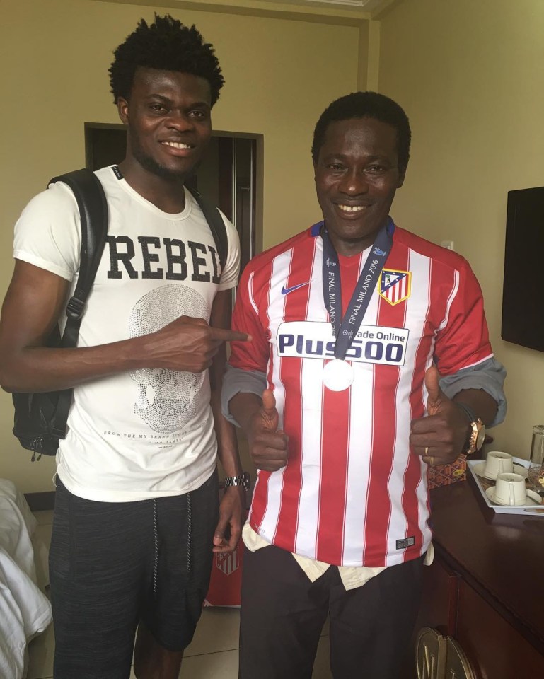  Partey owes his success to his father who sold his possessions so he could afford a visa for his son to go to Spain