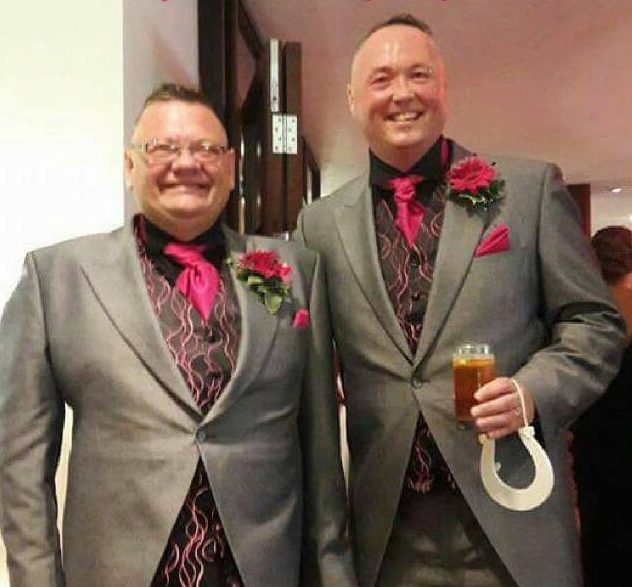  Nurse David Courtney-Williams (left) spent 14 days in an induced coma and recovered only to discover his husband Steven had died