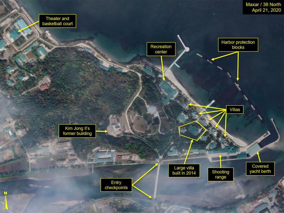  Kim Jong-un's private complex in Wonsan