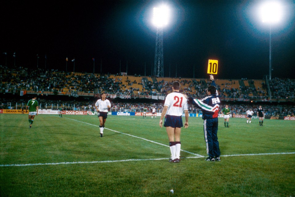 The striker was forced to come off the field after the incident