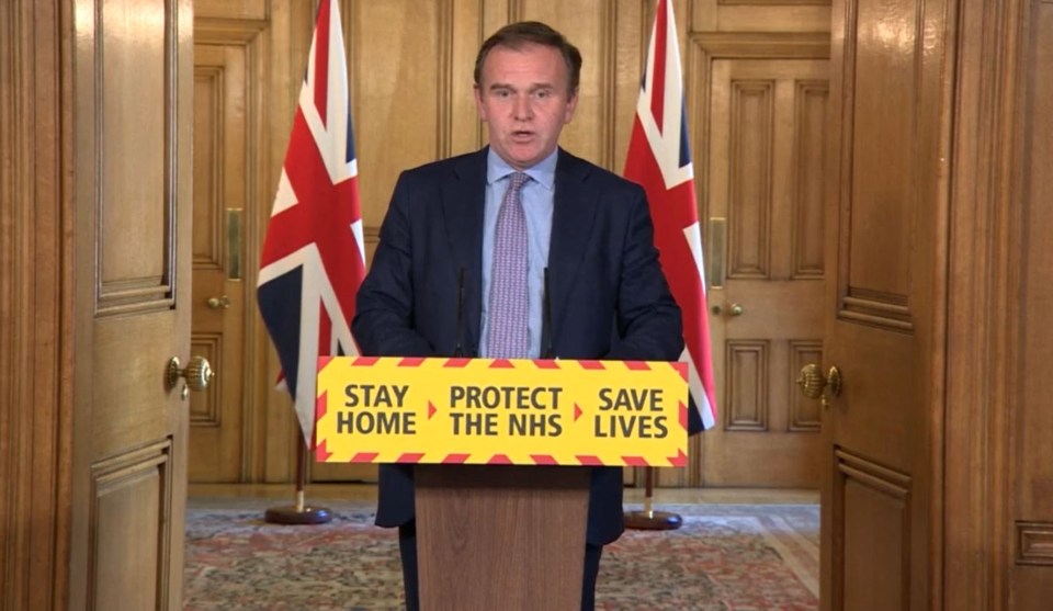  Today's briefing was chaired by George Eustice, after yesterday's was held by Priti Patel