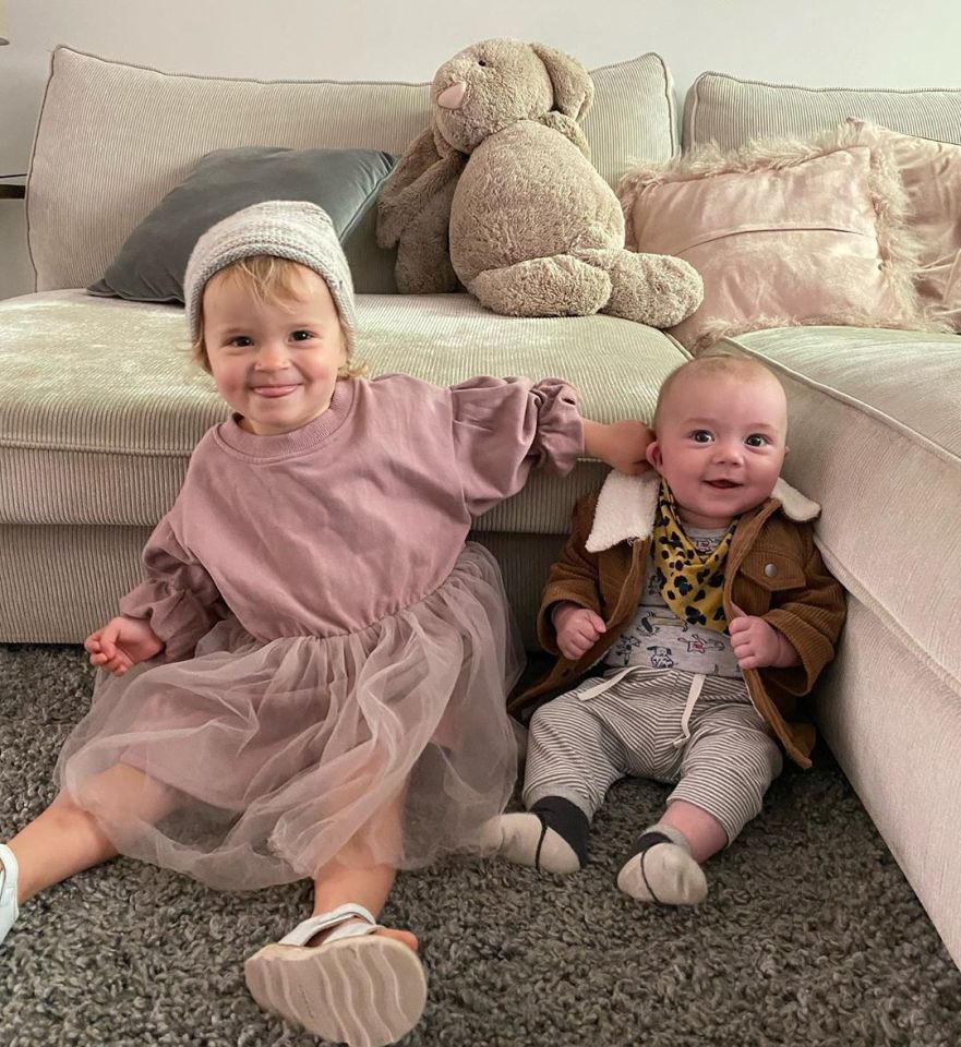  He took to Instagram yesterday to post the adorable snap of his little ones beaming, which melted his followers hearts