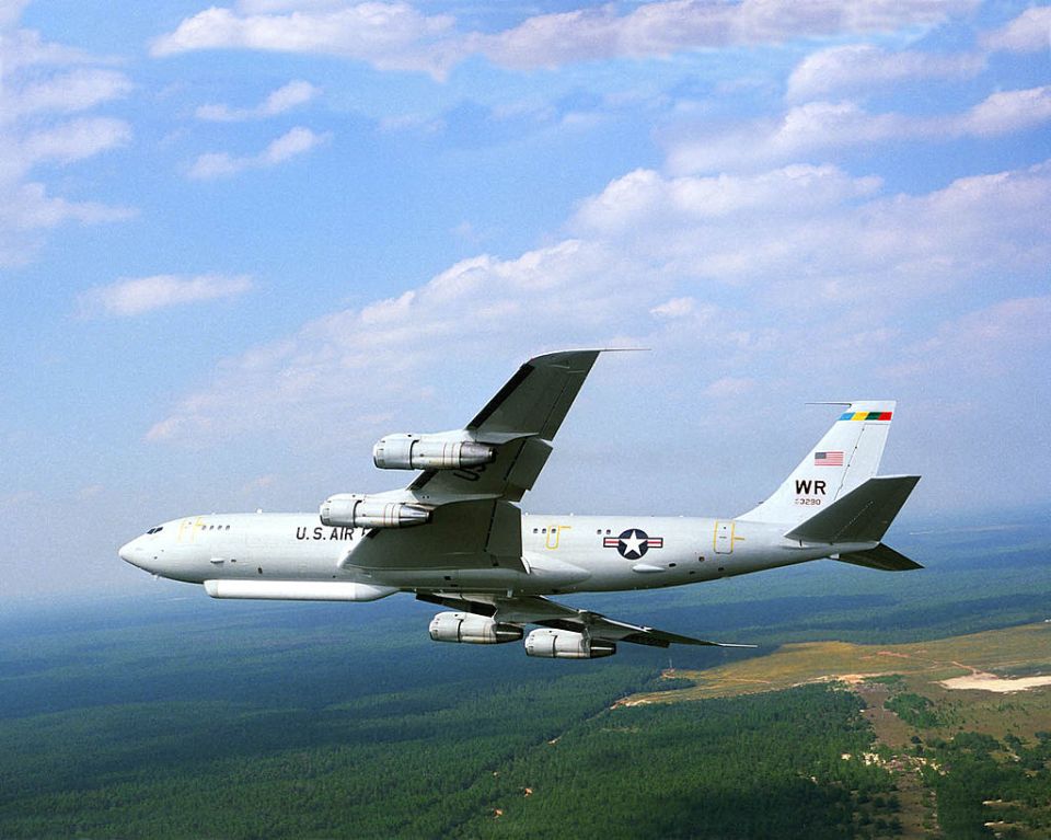  The US have deployed an E-8C STARS recon plane to hunt for Kim (stock image)