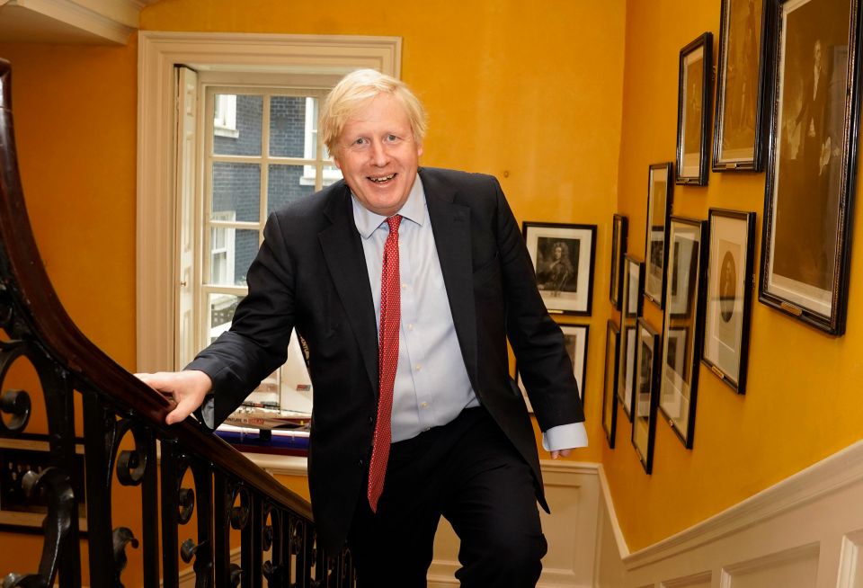  Boris Johnson returned to Downing Street today after welcoming his newborn baby