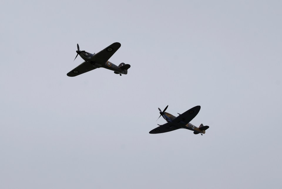  RAF planes flew over Captain Tom Moore's house marking his 100th birthday