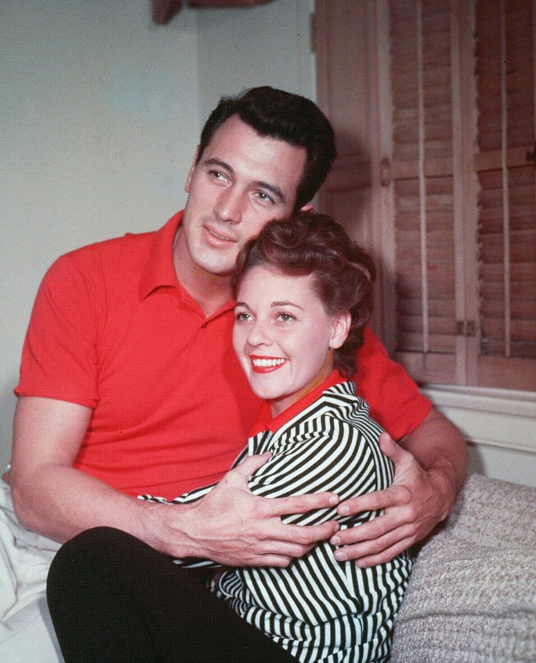  Rock Hudson - who married lesbian secretary Phyllis Gates to mask his homosexuality