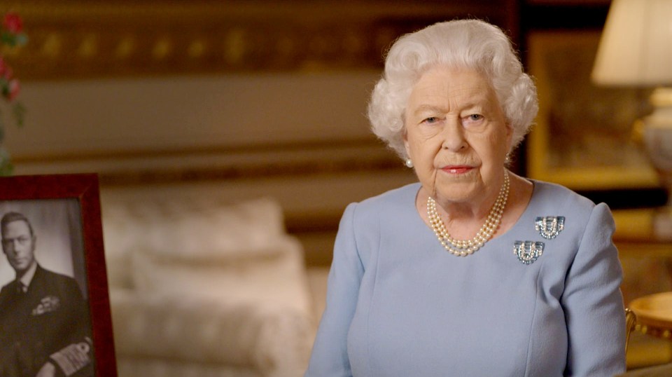  The Queen addressed the nation at 9pm this evening