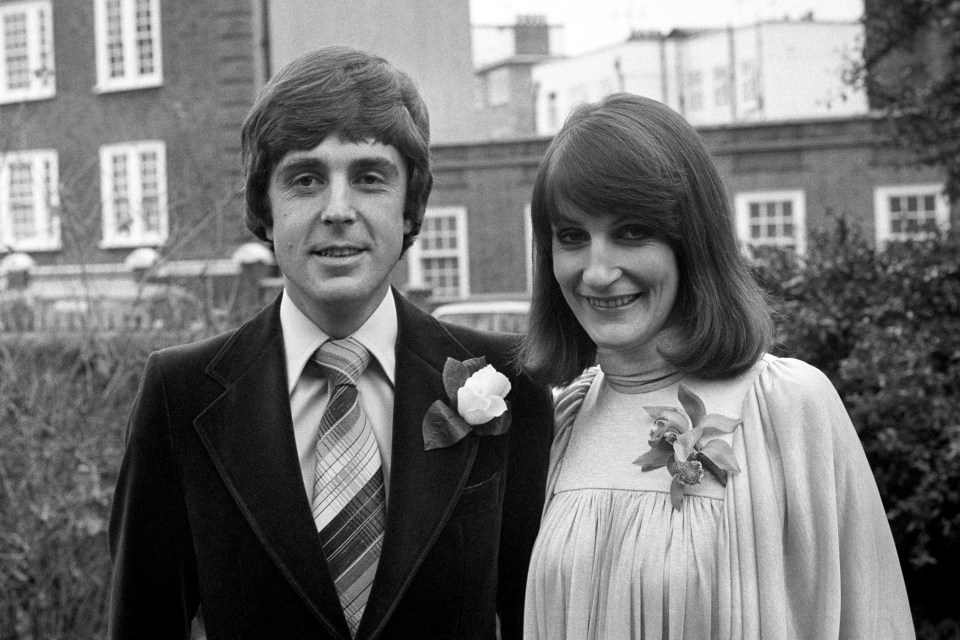  John and Lynn after their wedding at Richmond Register Office