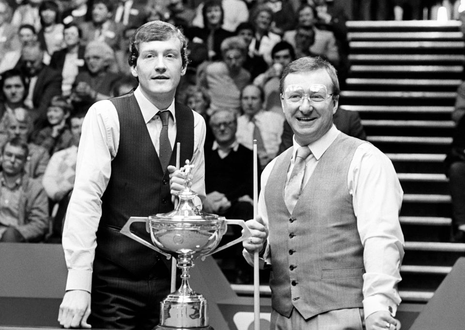  Davis (left) and Taylor (right) were two of the finest snooker players of their generation