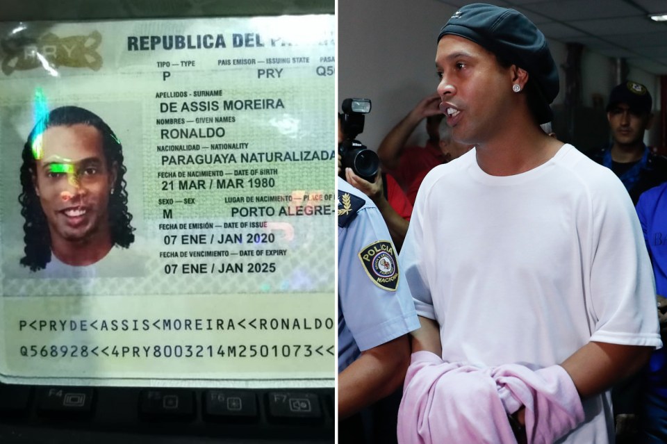  A man has been arrested after he 'directly participated' in the creation of falsified documents thought to be used by Ronaldinho, say reports