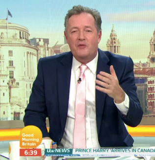 Piers was accused of mocking Chinese accents earlier this year